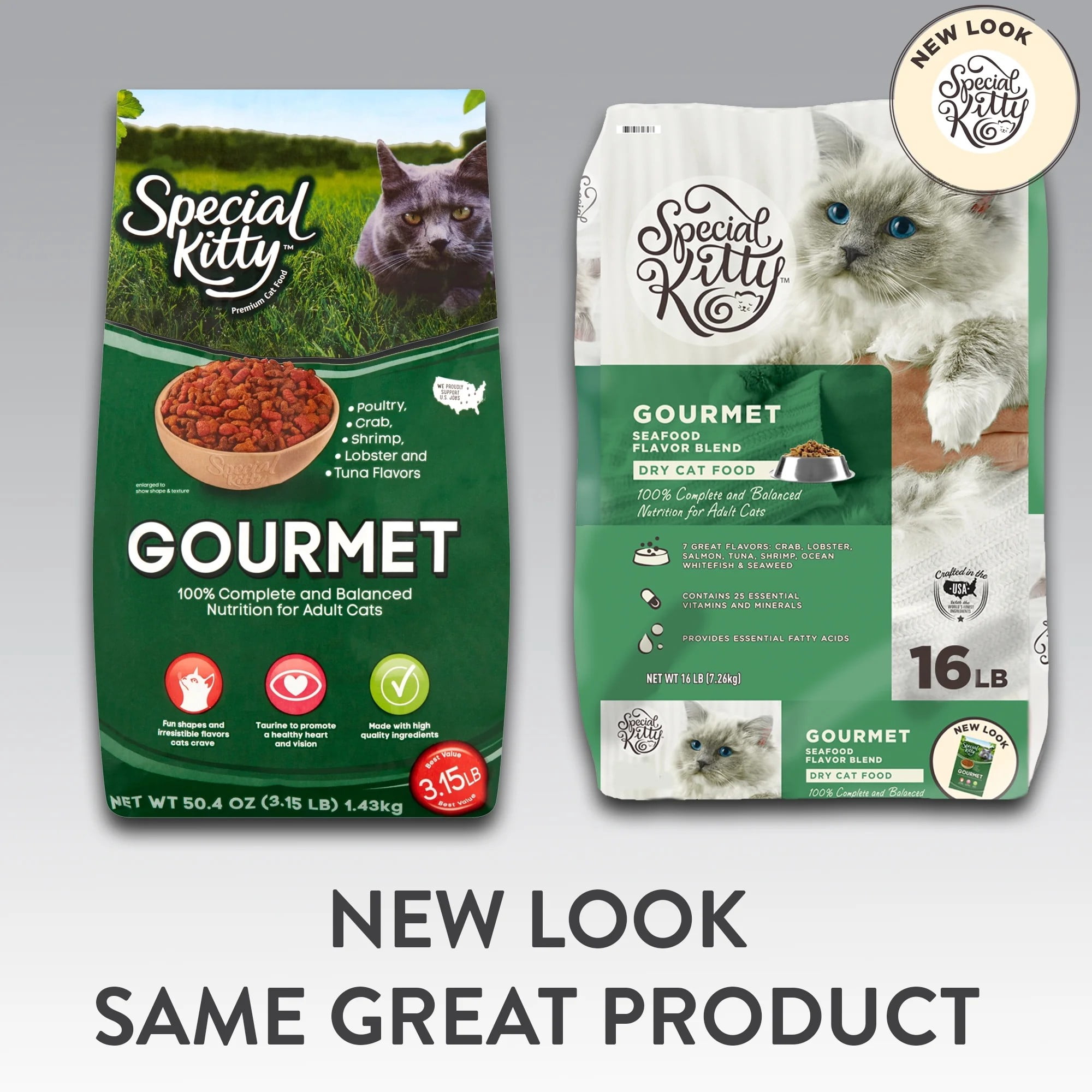 Special Kitty Gourmet Formula Dry Cat Food, 35 lb