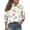 Yellow, variant on CCRFTGI Polo Shirts for Children Girls 7-8 Uniform Daisy Printed Shirt Golf Tennis Button Up Collared Polo Lightweight Long Sleeve Summer polo shirts Camel 5-6 Years