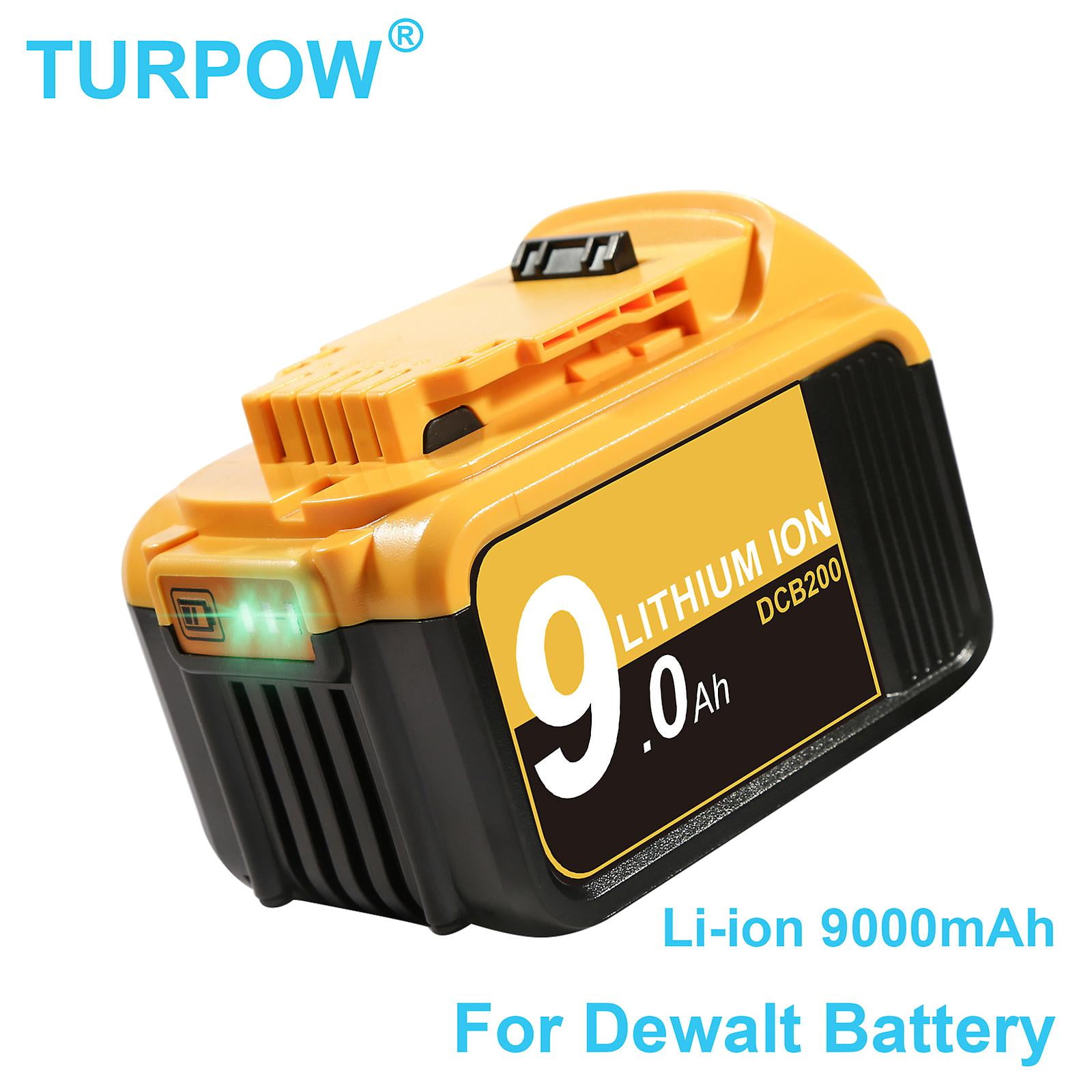 2x Battery 8.0AH Replacement For DEWALT DCB184 18V 8.0Ah XR