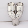 thumbnail image 3 of Stainless Steel Cover Decor for 3 Exhaust Muffler Tips Rear Tail Pipe Tip Tailpipe End Trim 2013 - 2018, 3 of 6