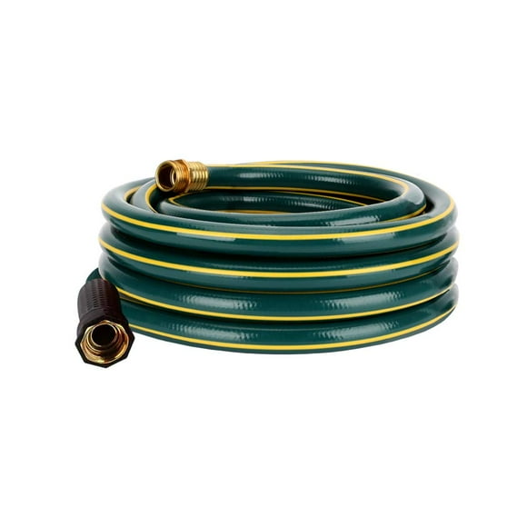 Solution4Patio 3/4 In. X 12 Ft. Short Garden Hose No Leaking Lead-In Hose Male/Female Solid Brass Fittings For Reel Cart Water Softener Dehumidifier Camp Rv Filter Janitor Sink Hose