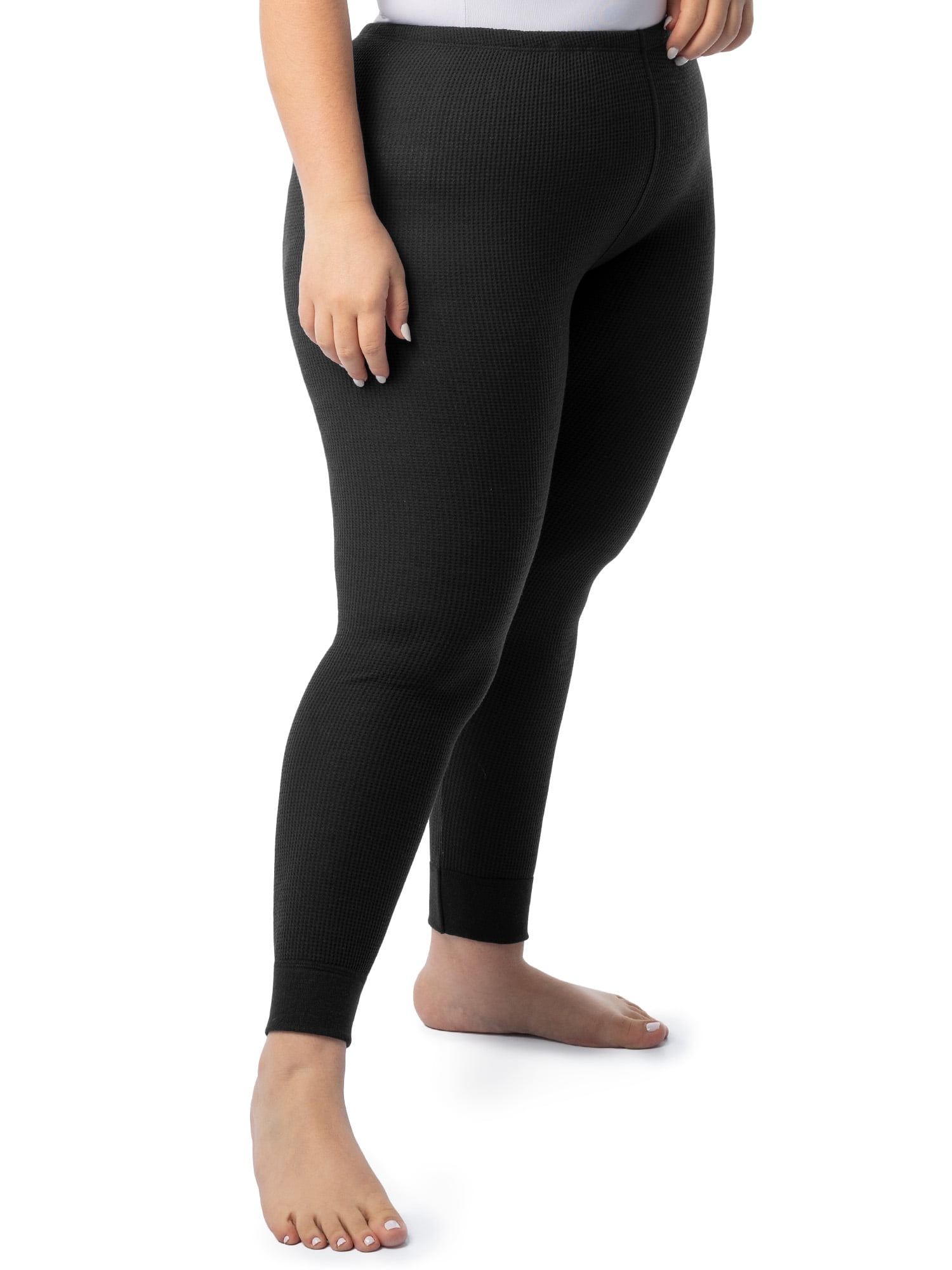 Fruit of the Loom Women's Recycled Waffle Thermal Bottom 2PK, Sizes XS-4XL