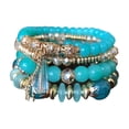 thumbnail image 1 of Pulsera Bohemia con Estilo, Pulseras Decorativas con Cuentas de Moda Azul, 1 of 9