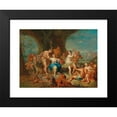 thumbnail image 2 of Franz Christoph Janneck 24x19 Black Modern Framed Museum Art Print Titled - Bacchus and Ariadne on Naxos, 2 of 5