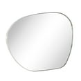 thumbnail image 5 of TEHOME Bertlinde Contemporary and Farmhouse 26 x 36" Brushed Nickel Metal Framed Asymmetrical Mirror Irregular Mirror, 5 of 9