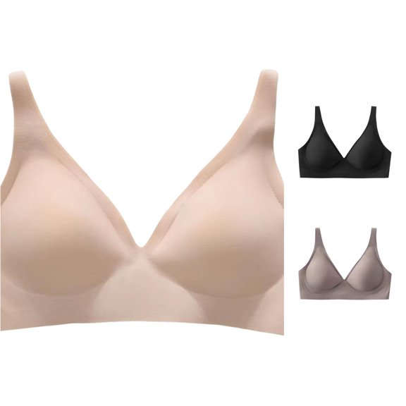 HNMKIU Women Sports Bras Strappy Padded Medium Yoga Workout Tops Breathable Athletic Activewear Seamless Adjustable Chest Band Khaki - XL