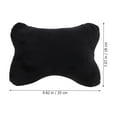 thumbnail image 5 of UPOUART Driving Neck Pillow 1Pack Black Cotton Oval for Car Seat Comfort, 5 of 8