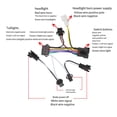 thumbnail image 3 of Soidarity Conjunto de luces traseras Suministros para scooters Faro de bicicleta Rendimiento estable 24V Instale fácilmente Bocina delantera Ciclismo, 3 of 6