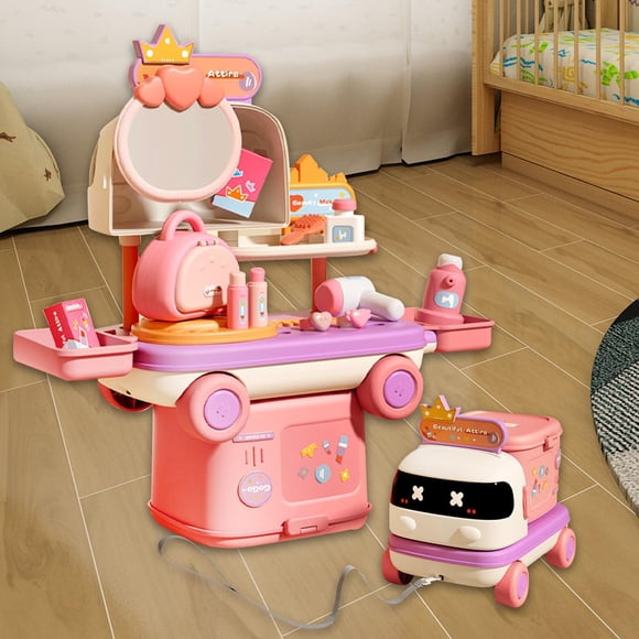 Juguetes para juego de imitación para niños, juego de rol, Aprendizaje Temprano, Adorable juego de simulación, juego imaginativo para niños, niñas, Tema cosmético