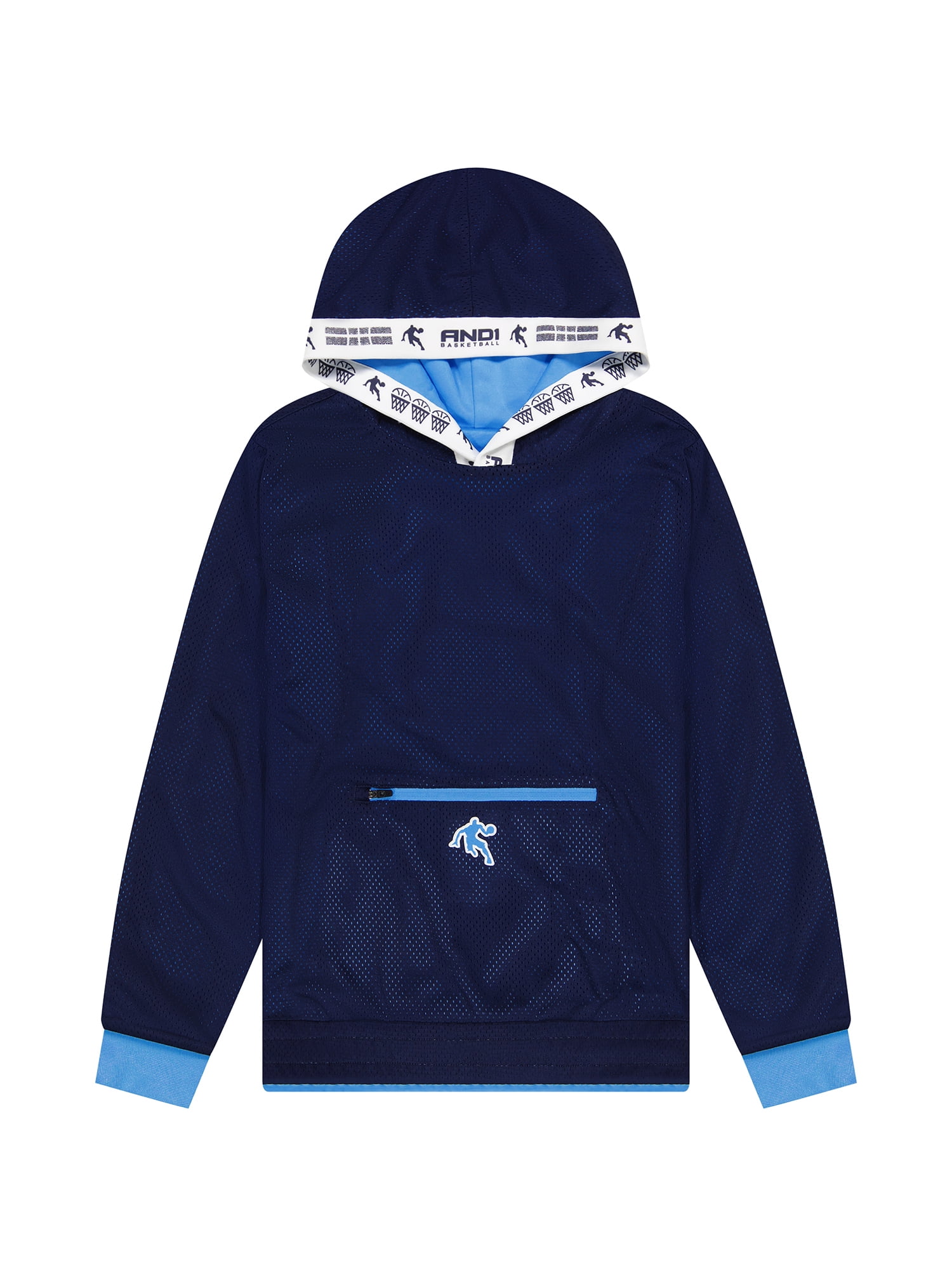 And1 Boys Reversible Active Pullover Hoodie, Sizes 4-18