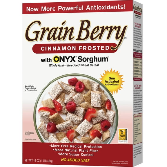 Grain Berry Cinnamon Shredded Wheat Cereal 16 OZ