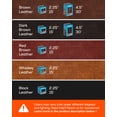 thumbnail image 4 of MATCH 'N PATCH Leather Repair Tape - Dark Brown (2.25 inch x 15 feet) - Realistic Faux Leather Patches for Couch, Sofa, Upholstery, Car Seats & Other Furniture, Vinyl Repair Kit, Self Adhesive Patch, 4 of 8