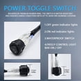 thumbnail image 4 of Vehicles light wiring sets,Off-road Vehicles Fit Universal Led Work Relay On Off 12v 40a Relay On Off Switch Led Work Bar Vehicles Fit 4 40a Relay On Bar Harness 16 Universal Led 300w 2 Leads, 4 of 7