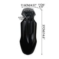thumbnail image 5 of Motorcycle Front Mudguard for CRF50 50cc Pit Bikes Direct Replacement Off-Road Dirt Bike Accessory(Black), 5 of 5