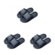 thumbnail image 5 of Guardurnaity Zapatilla de baño de PVC para secado rápido y antideslizante, zapatillas de ducha, zapatillas antideslizantes, gris oscuro Type1 NO1, 5 of 6