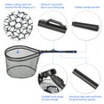 thumbnail image 5 of Net Lixada Fly Fishing Triangle Brail Landing Net Portable Foldable Lightweight Net Nylon Fishing Net Aluminum Alloy Frame, 5 of 7