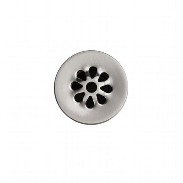 1.5 in. Non-Overflow Grid Bathroom Sink Drain - Brushed Nickel