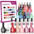 thumbnail image 1 of Set de esmaltes de uñas en gel JODSONE de 30 colores con 6 geles funcionales, 1 of 8