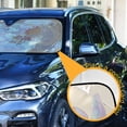 thumbnail image 4 of Foldable Car Windshield Sunshade UV Sun Visor Protector Blocks UV Rays Keeps Vehicle Cool 55x27.6 Inch Cute Cartoon Pony, 4 of 8