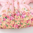 thumbnail image 4 of Manteau d'Hiver en Polaire pour Filles, Imprimé Floral, Veste à Capuche Zippée, Chaud, 4 of 7