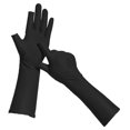 thumbnail image 3 of Guantes de protección solar para mujeres Guantes del bloqueador solar Elástico transpirable Fina completa Guantes de verano para conducir el ciclismo Negro, 3 of 8