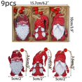 thumbnail image 3 of 1 juego de cascanueces de madera con forma de soldado para colgar en el árbol de Navidad, marioneta de cascanueces, colgantes de madera para Navidad, adornos para el hogar para Año Nuevo, 3 of 5