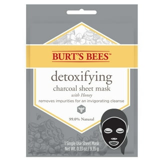 Burts Bees Charcoal Face Detoxifying Clay Mask, Facial Hydration