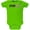 Green, variant on Halloween Zombae Zombie Brain  Soft Baby One Piece White 3 Month