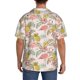 thumbnail image 3 of Fotbe Tropical Pink Flamingo Pineapple Camisa Estampada de Manga Corta para Hombre, Casual de Verano, Estilo Playero, Sin Arrugas-4X-Large, 3 of 5
