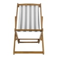 thumbnail image 4 of Safavieh Loren Outdoor Foldable Sling Chair, Set of 2 - Grey/White, 4 of 12
