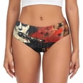 thumbnail image 1 of Balery Abstract Skull Guitar Art Ropa Interior de Algodón para Mujer con Dibujo – Braguitas Cómodas y Elásticas, Estilo Clásico-3X-Large, 1 of 6