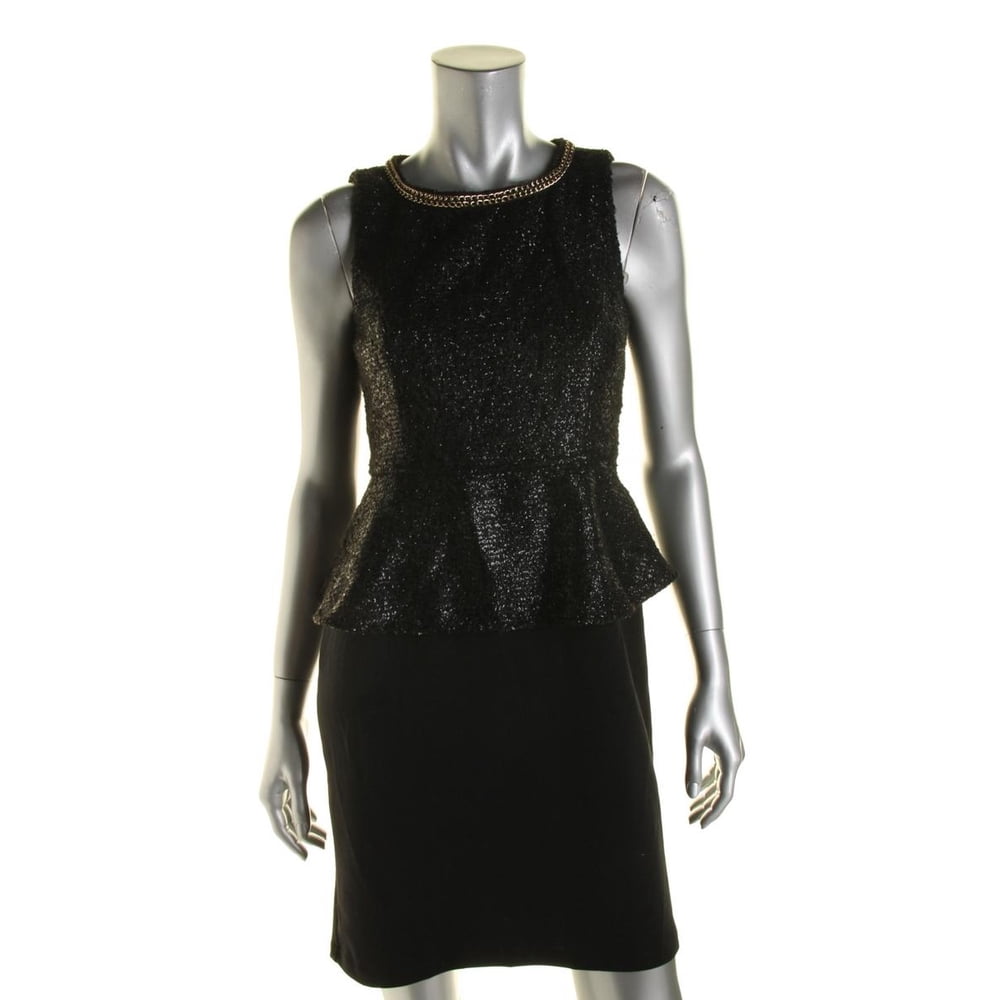 peplum party dress