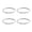 Plating, variant on Vehicle Air Vent Air Conditioning Trim Outlet Circle Rings Sticker Decoration Enhancement for Automotive Interior