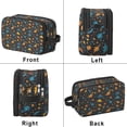 thumbnail image 2 of Toiletries Bag,DarkBlue Dinosaurs Pattern Mens Womens Toiletry Bag Bathroom Bag,Waterproof Toiletry Travel Bag Dopp Kit Shaving Bag 11x6.3x5.1 Inch, 2 of 5