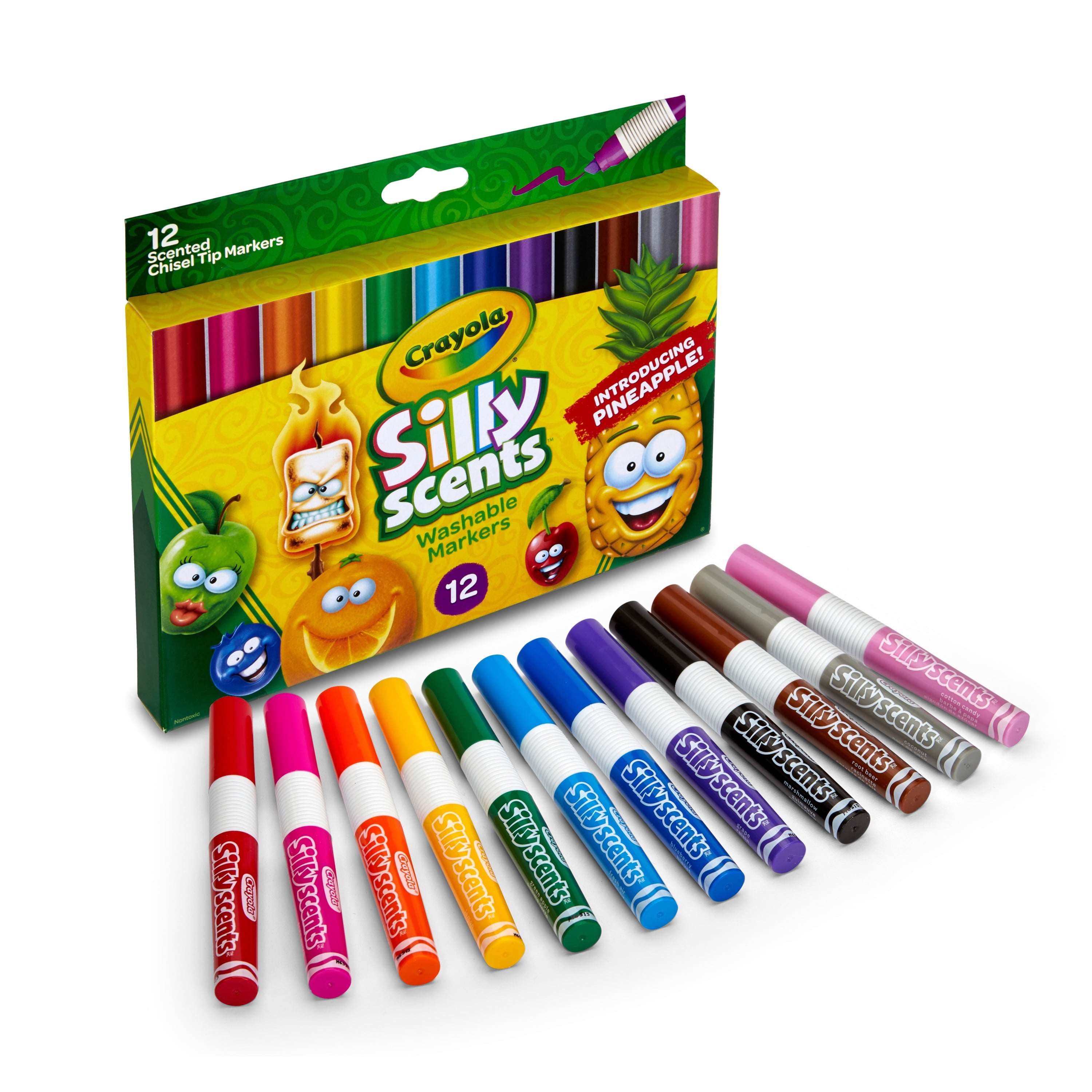 Crayola 20 Super Tips Watercolor Markers Set Children's Non-toxic Washable  Brush Kindergarten Primary School Students Pen - AliExpress