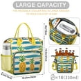 thumbnail image 5 of Insulated Lunch Bag Women, Leakproof Large Lunch Box, Reusable Lunch Cooler Bag with Adjustable Strap, Lunch Tote Bag for Work Women,Pineapple Print Lunch Tote Bags Gifts for Woman, Mom, 5 of 6