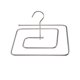 thumbnail image 1 of Secado De Acero Inoxidable Cuadrado Tendedero Balcón Espiral Suspensión Minnieouse HA023043-00, 1 of 5
