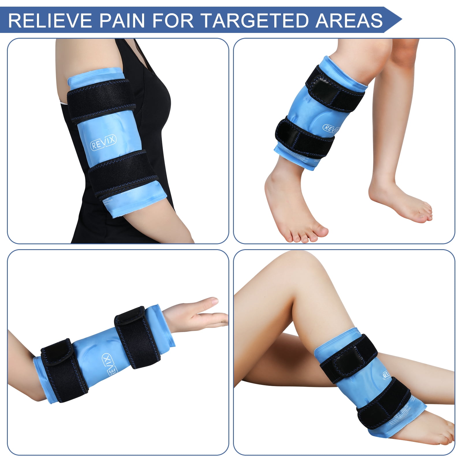 REVIX Knee Ice Pack for Knee Replacement Surgery Arthritis, Meniscus Tear