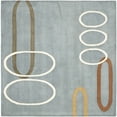thumbnail image 6 of SAFAVIEH Soho Christy Abstract Wool Area Rug, Blue/Multi, 5' x 8', 6 of 8