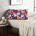 thumbnail image 6 of Fuzoiu American Stars2 Print Fuzzy Pillowcases, Super Soft Pillow Case Cover with Zipper for Bedroom, Sofa, Couch,Cozy Pillow Shams for All Seasons-14"x20", 6 of 6