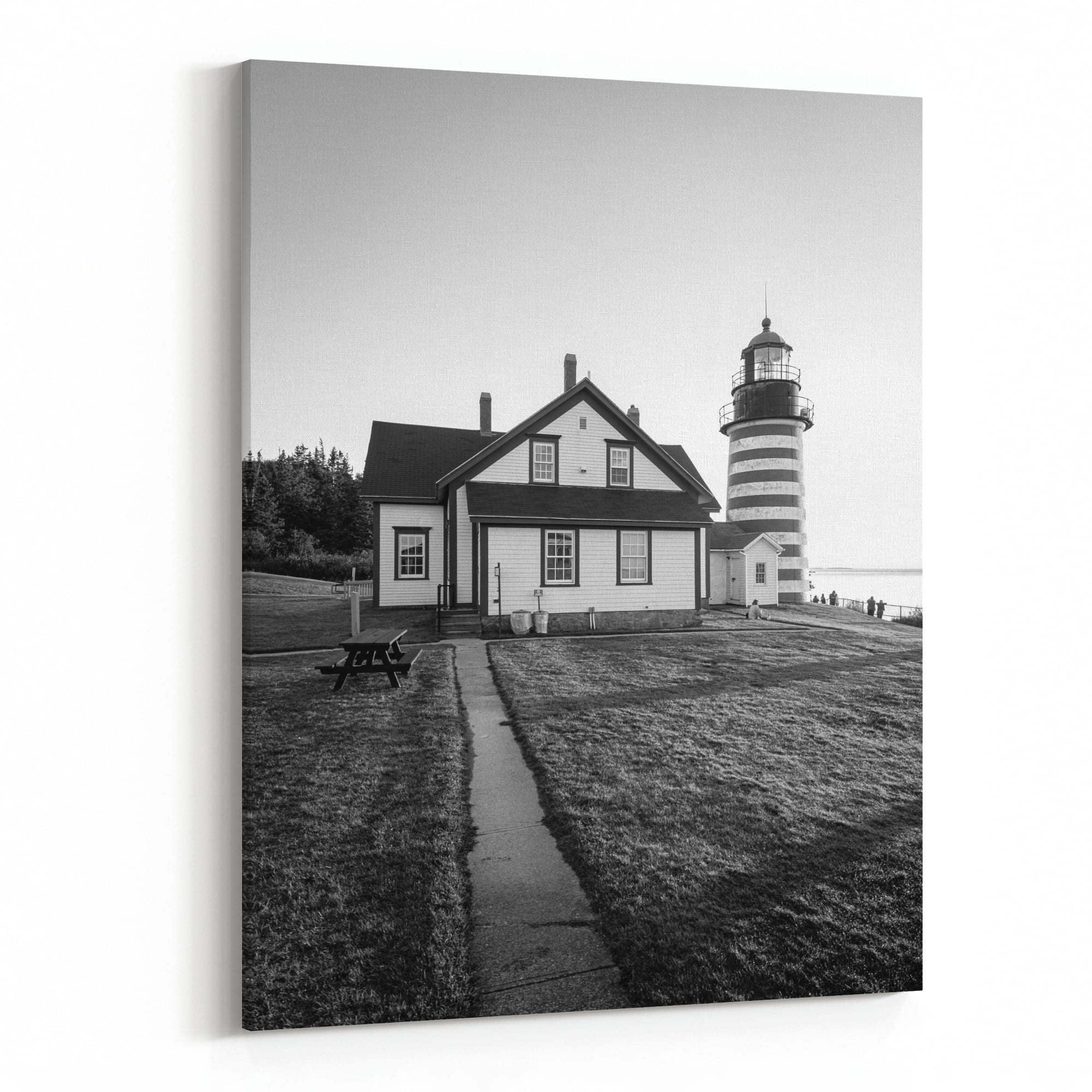 12"x16"Maines lighthouse HD Canvas Print Painting Home Decor Wall Art Pictures