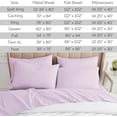 thumbnail image 4 of Neutral Solid Color Brushed Microfiber Deep Pocket Sheet Set, 4 of 9