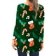 thumbnail image 4 of Tops Para Mujer Salir Tops Casual Manga Larga Botón Abierto Cuello Redondo Ajuste Suelto Túnica Plisada Blusa Odeerbi ODB150512, 4 of 6