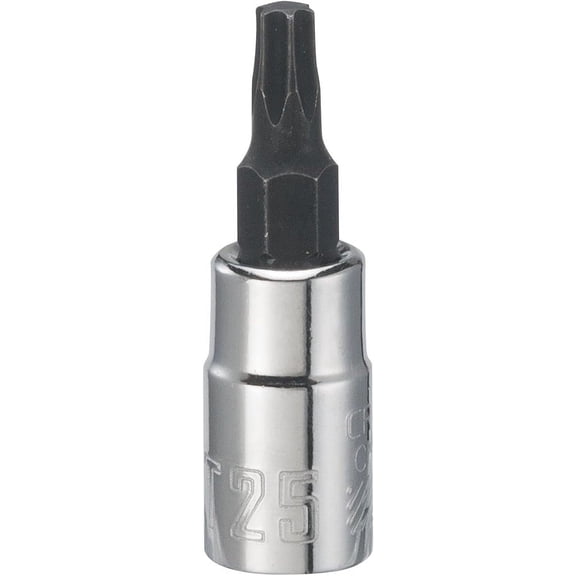 Craftsman Torx Bit Socket, 1/4-in. Drive, T25 (CMMT42663)