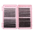 thumbnail image 1 of Kit de Extensiones de Pestañas 30D/40D - 640 Clústeres de Pestañas Falsas 9mm-16mm, incluye Herramienta Rosa, 1 of 8
