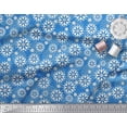 thumbnail image 3 of Soimoi Polyester Crepe Fabric Floral Mandala Printed Fabric 1 Yard 52 Inch Wide, 3 of 3
