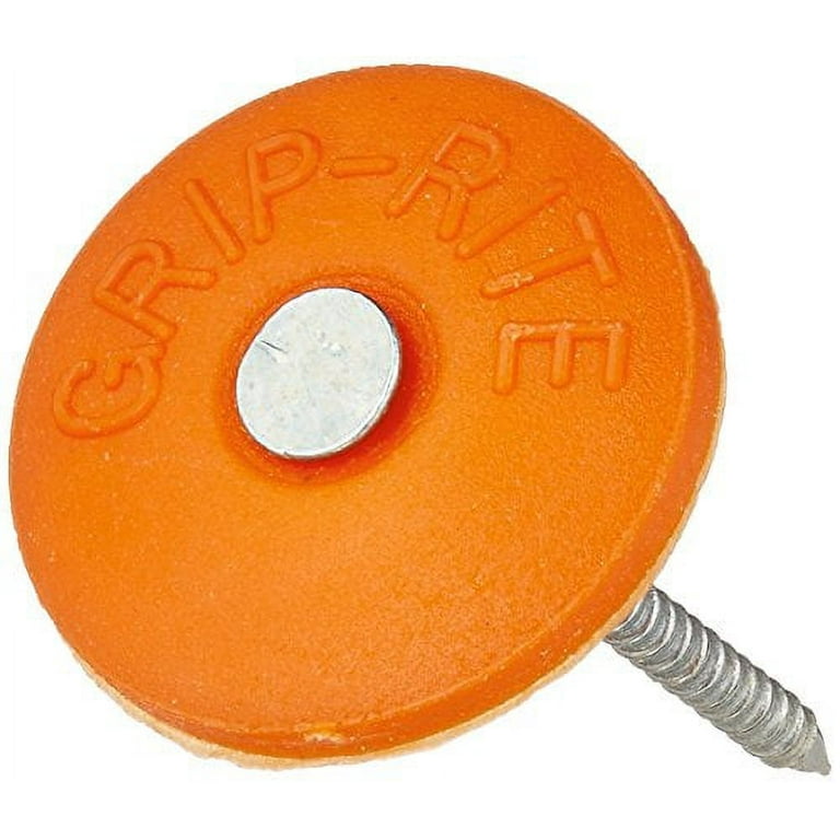 Grip-Rite 2 in. Cap Electro-Galvanized Plastic/Steel Nail Full Round Head 9 lb Grip-Rite 2 in. Cap Electro-Galvanized Plastic/Steel Nail Full Round Head 9 lb