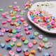 thumbnail image 3 of 45 Color Polymer Clay Beads Fruit Cake Plum Blossom Smile Heart Loose Spacer Beads for Jewelry Making DIY Handmade Bracelet, 3 of 5