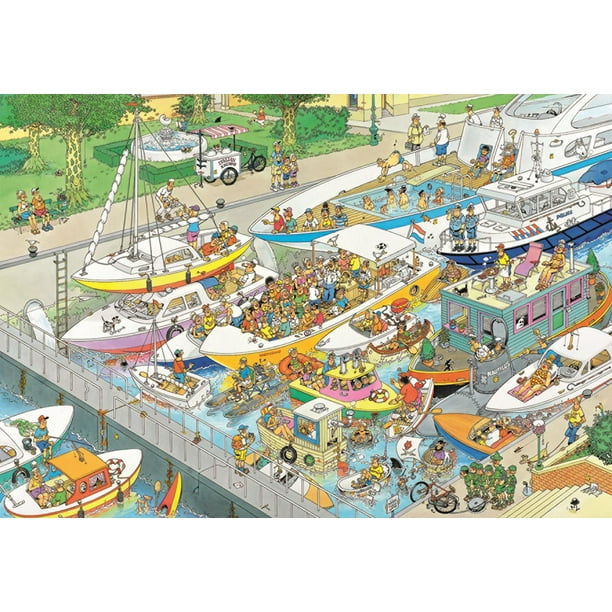 Jumbo The Locks By Artist Jan van Haasteren 2000 Piece Graphics