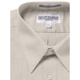 thumbnail image 2 of Gentlemens Collection Mens Long Sleeve Dress Shirt - Broadcloth Ecru 18.5-5/6, 2 of 2